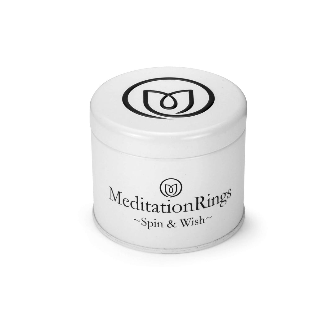 Intention Meditation Ring - Sterling Silver Spinning Bands